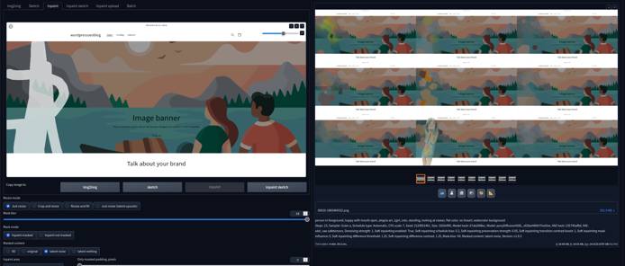 Bonus - only one where it generated the character I specified: in the bottom center out of a batch of 9. 