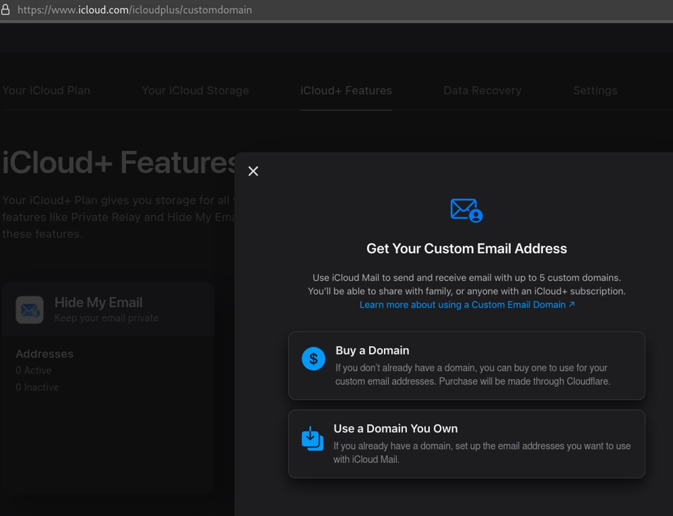 iCloud Catchall Email
