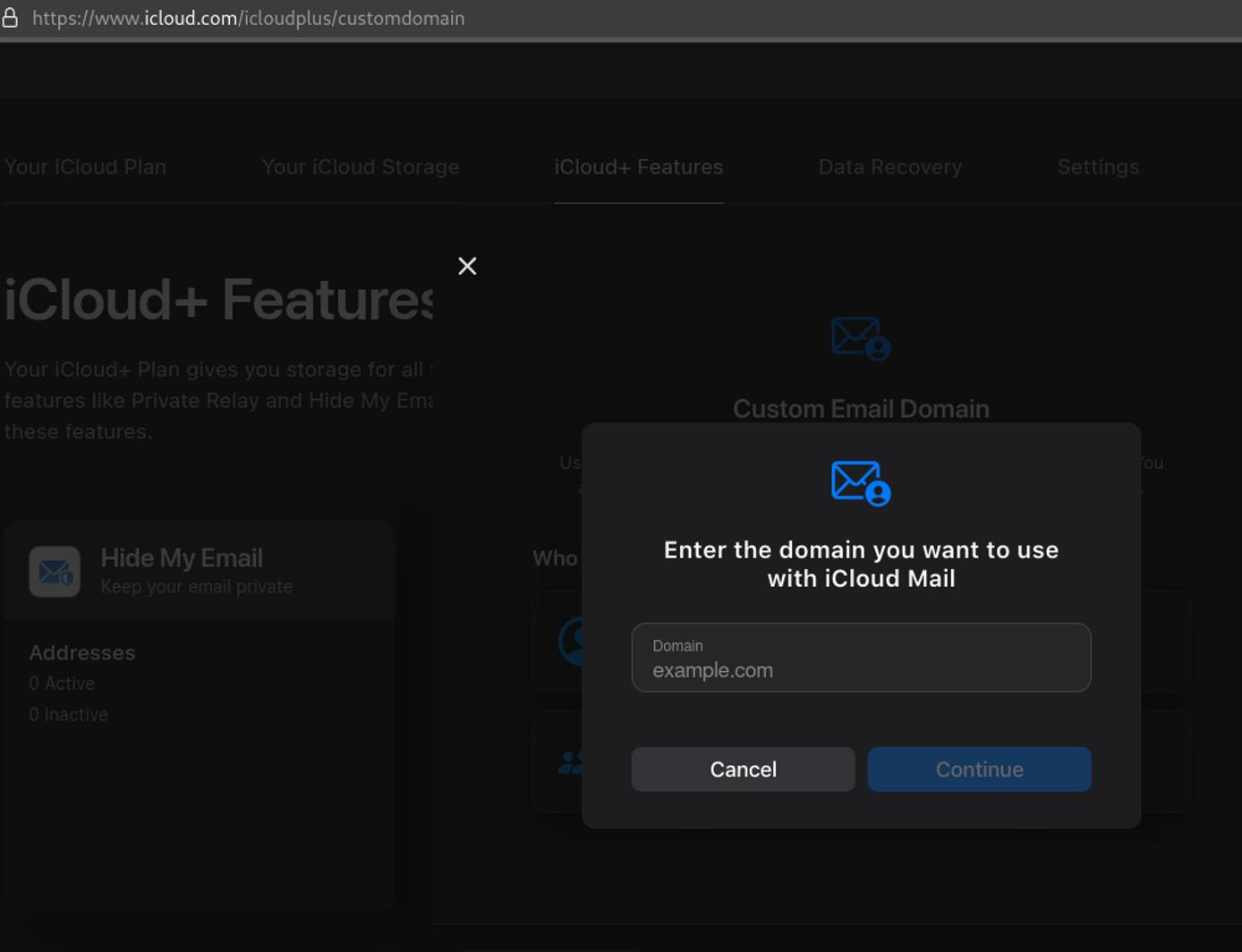 iCloud Catchall Email